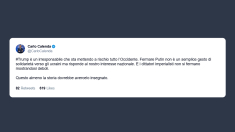 Calenda: Trump irresponsabile che mette a rischio l’Occidente