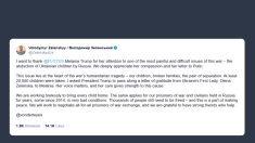 Zelensky: riporteremo tutti i bambini ucraini a casa