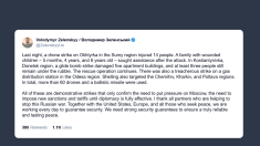 Zelensky: servono pressioni e garanzie di sicurezza per fermare Mosca