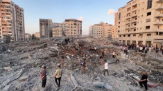 Raid aereo a Gaza City