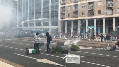 Manifestanti pro-Palestina bloccano il porto di Genova e si scontrano con la polizia a Milano