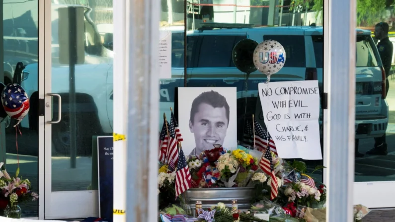 La sede di Turning Point Usa, a Phoenix, Arizona (foto: Reuters/Caitlin O'Hara).