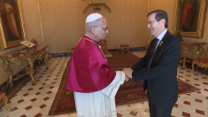 Gaza al centro del colloquio tra Papa Leone e il presidente israeliano