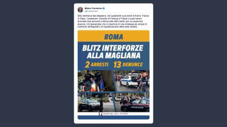 Blitz alla Magliana 2 arresti e 13 denunce per occupazione abusiva