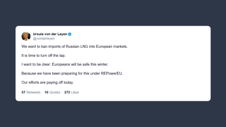 Von der Leyen annuncia le nuove sanzioni nei confronti della Russia