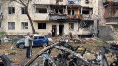 Nove feriti a Kiev in un attacco notturno di droni russi