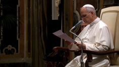 Il papa esorta lancia un appello ai giornalisti