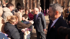 Contestatore urla a Re Carlo: da quanto tempo sa di Andrew e Epstein?