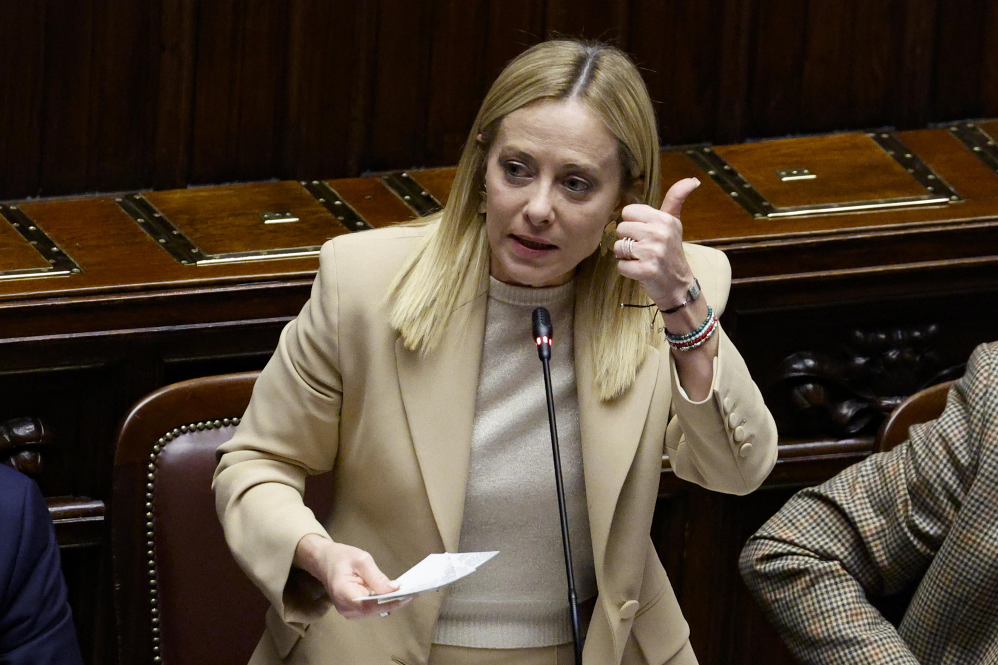 Giorgia Meloni rivendica in Parlamento decisioni e successi del suo governo