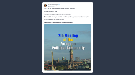 Von der Leyen: l’Ue compie passi da gigante nella difesa