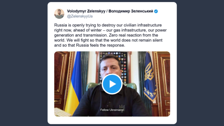 Zelensky: la Russia ci distrugge e il mondo tace