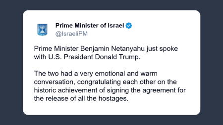 Netanyahu e Trump si congratulano per lo storico risultato