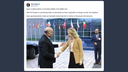 Kallas: Iraq partner prezioso per promuovere stabilità in Medio Oriente