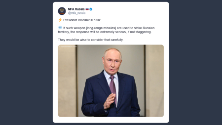 Putin minaccia di nuovo l’Occidente