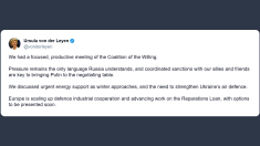 Von der Leyen: le sanzioni sono fondamentali per portare Putin al tavolo dei negoziati