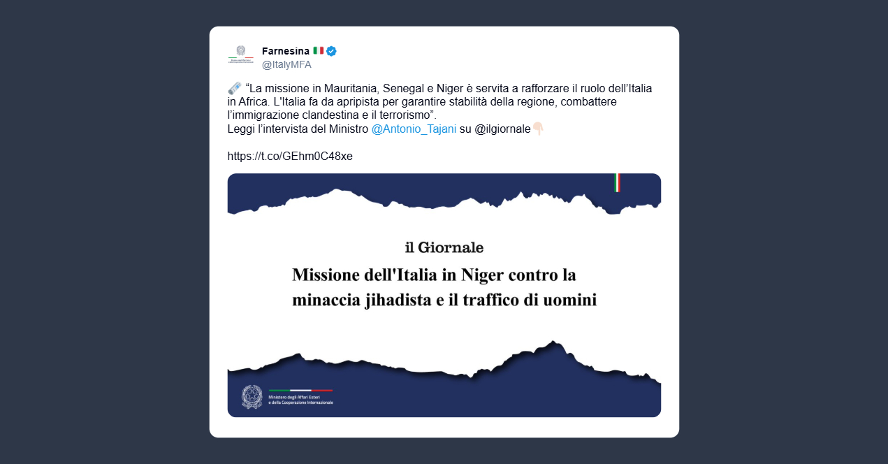 Farnesina: l’Italia fa da apripista per combattere l’immigrazione clandestina e il terrorismo