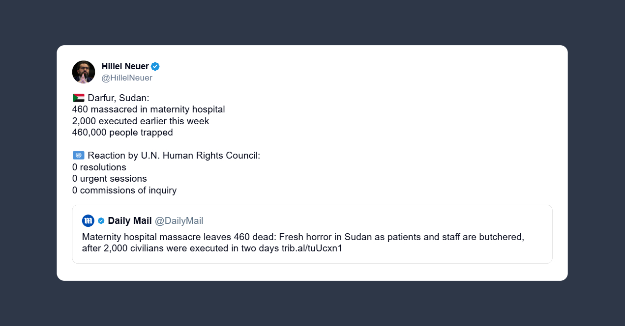 Strage Sudan: nessuna reazione del Consiglio per i diritti umani dell’Onu
